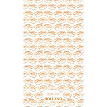 Tea towel wooden shoes