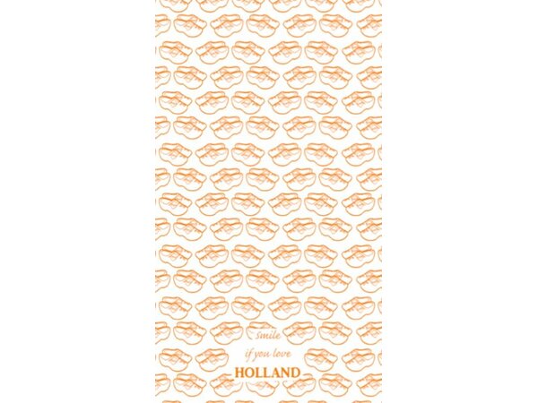 Theedoeken met afbeeldingen van oranje klompen Theedoeken met afbeeldingen van oranje klompen