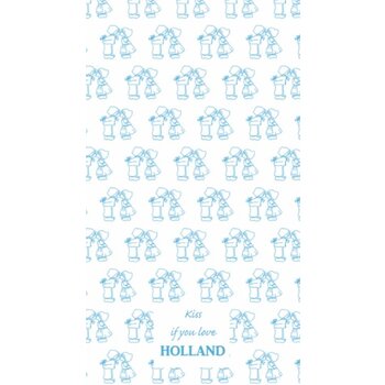 Tea towel kissing couple
