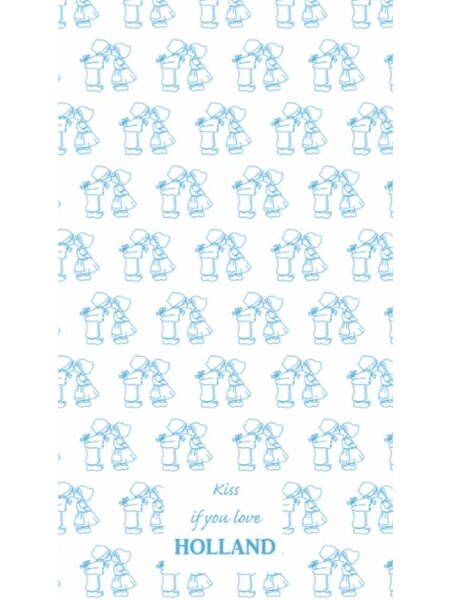 Tea towel kissing couple