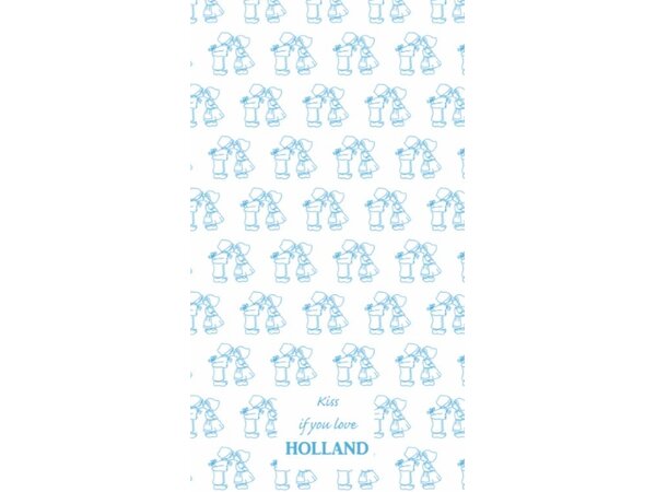 Nijhuis klompenfabriek Theedoek kussend paartje