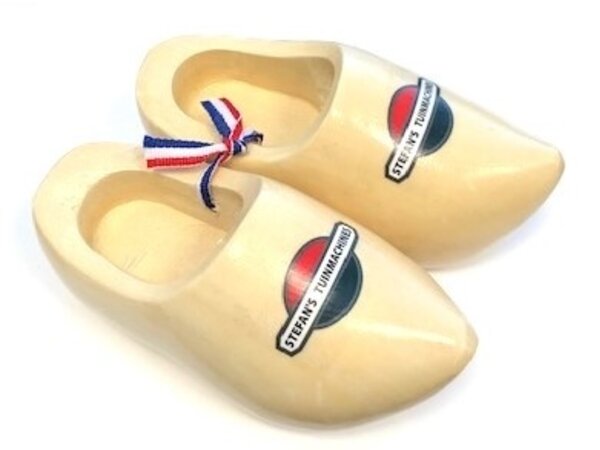 Souvenir clogs with logo 14cm