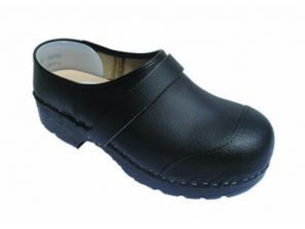 Clog in black Secure S3 - toecap