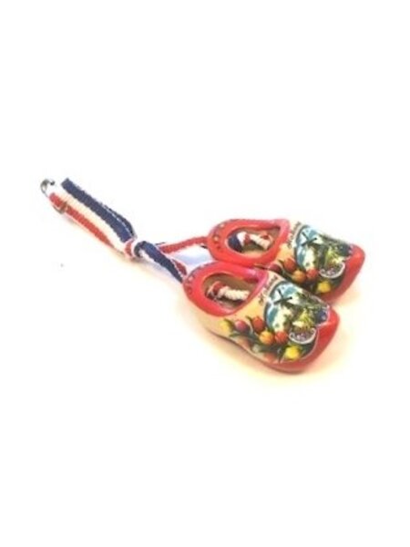 Brosche / Corsage Clogs aus roter Sohle