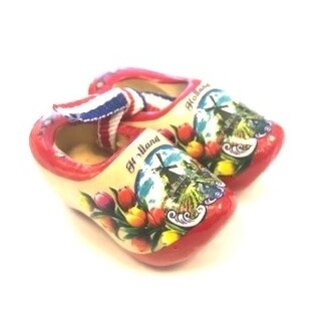souvenirsklompjes 5cm  rode zool