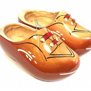 Robuste Kinder Holzschuhe rotbraun