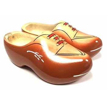 Sturdy clogs red/brown