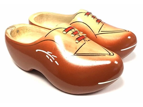 Sturdy clogs red/brown