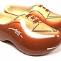 Robust wooden shoes red / brown