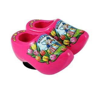 magneetklompjes van 4 cm in de kleur roze