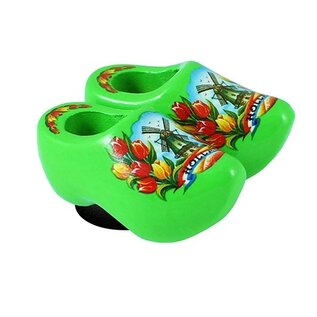 magneetklompjes van 4 cm in de kleur groen