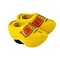  Magnetische Clogs gelb mit Bauernmotiv