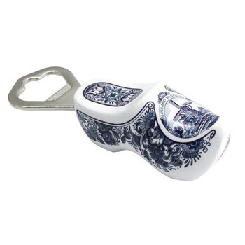 Delft blue bottle opener clog poly windmill Delft blue bottle opener clog poly windmill