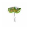  green souvenir clog designed as a corkscrew