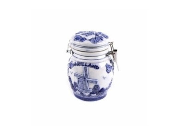 Delft blue weck jar Holland Delft blue weck jar Holland