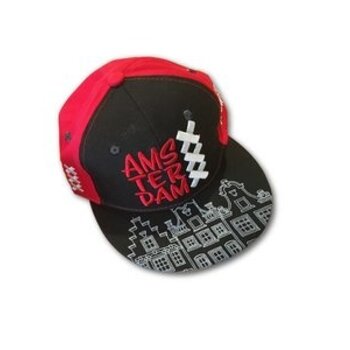 Pet Amsterdam zwart-rood