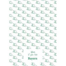 Tea towel tyrolean hat