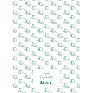 tea towel tiroler hat