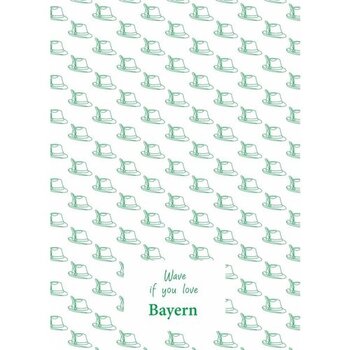 Tea towel tyrolean hat