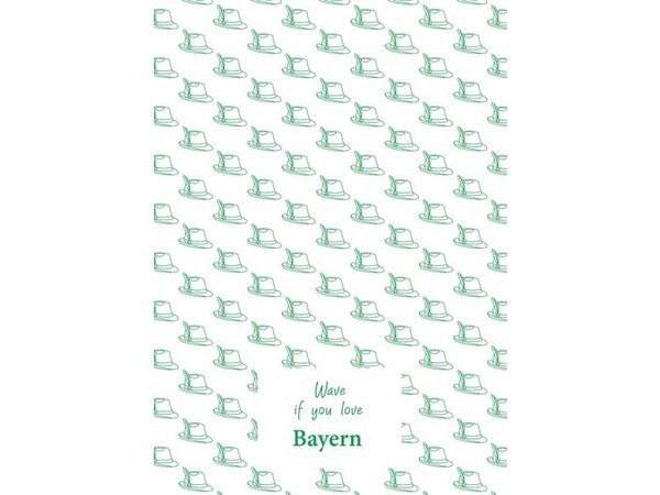Tea towel tyrolean hat