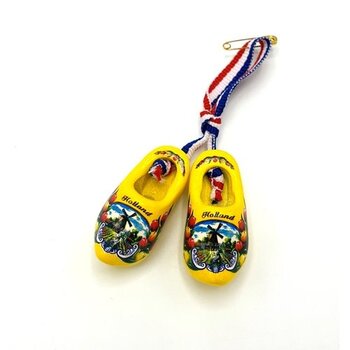Gelbe Corsage Clog mit Mühle
