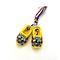  Yellow corsage clogs with windmill