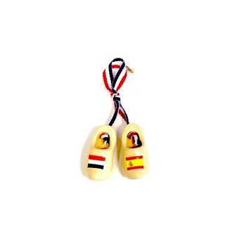 Corsage Clogs mit Flagge