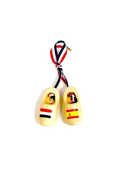 Corsage klompjes met vlag