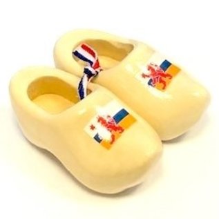 souvenir clogs with flag 14 cm