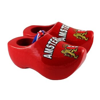 Red souvenir clog
