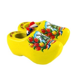 Geel souvenirs klompje