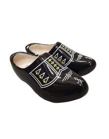 Nijhuis Buy Black Clogs with White Trim