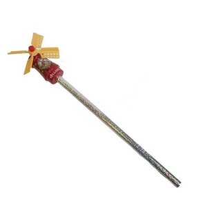Pencil with a red mill