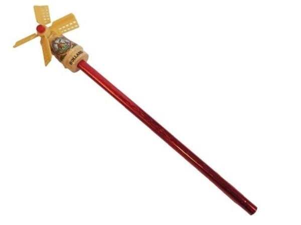 Nijhuis klompenfabriek Pencil with a transparent windmill