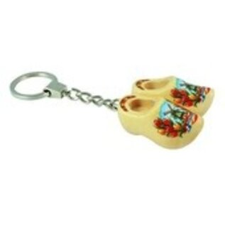 Clog keychain with text