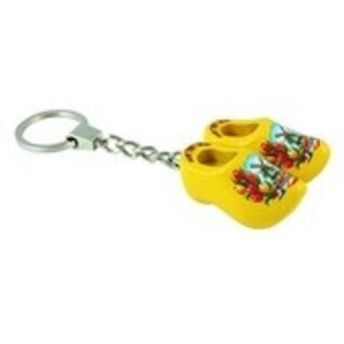 Clog keychain with text