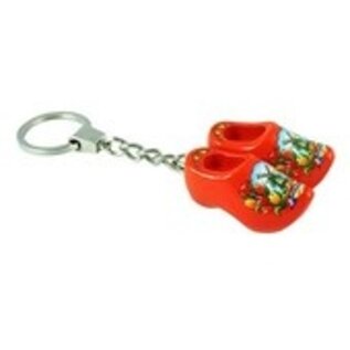 Clog keychain with text