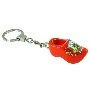 keychain with clog with text