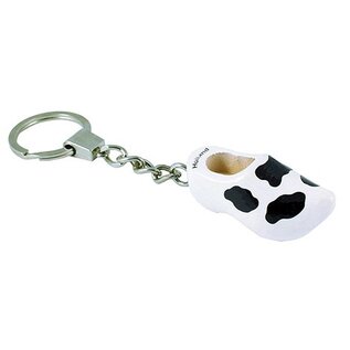 keychain with clog with text