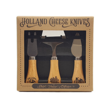 Geschenkset Käsemesser Holz