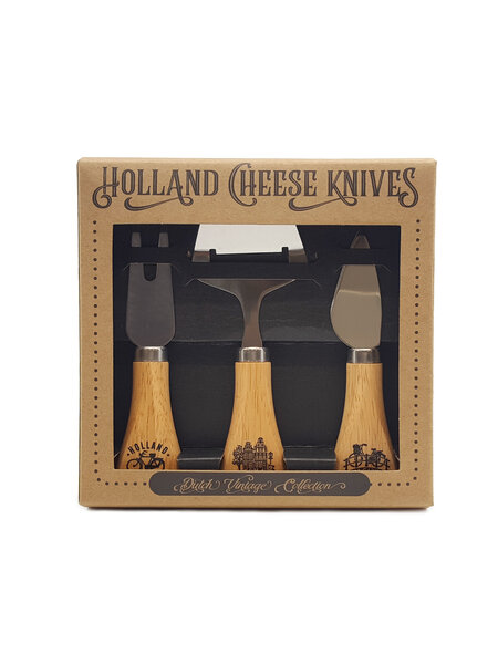 Geschenkset Käsemesser Holz