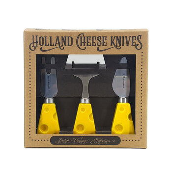 Geschenkset Käsemesser gelb
