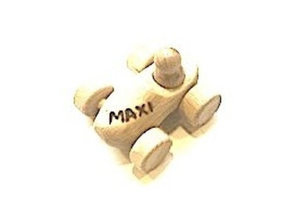 Nijhuis klompenfabriek Toy clog performed as a  car with engraving