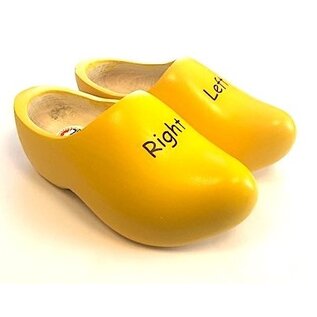 Kinder Holzschuhe Links / Rechts