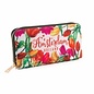 Wallet multicolor tulips