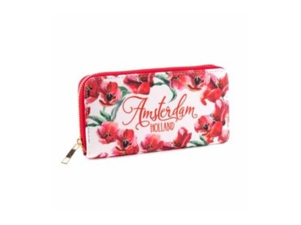 Geldbörse rote Tulpen Geldbörse rote Tulpen