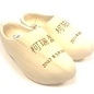 Wooden shoes with engraving