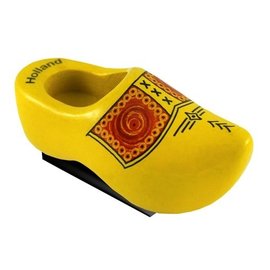 Magnet clog yellow with farmer motif