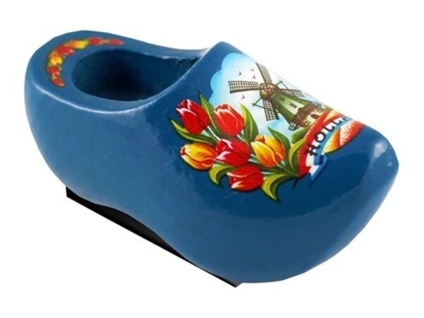 Nijhuis klompenfabriek Magneet klompje blauw