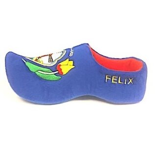 Clog-Slipper mit gesticktem Text